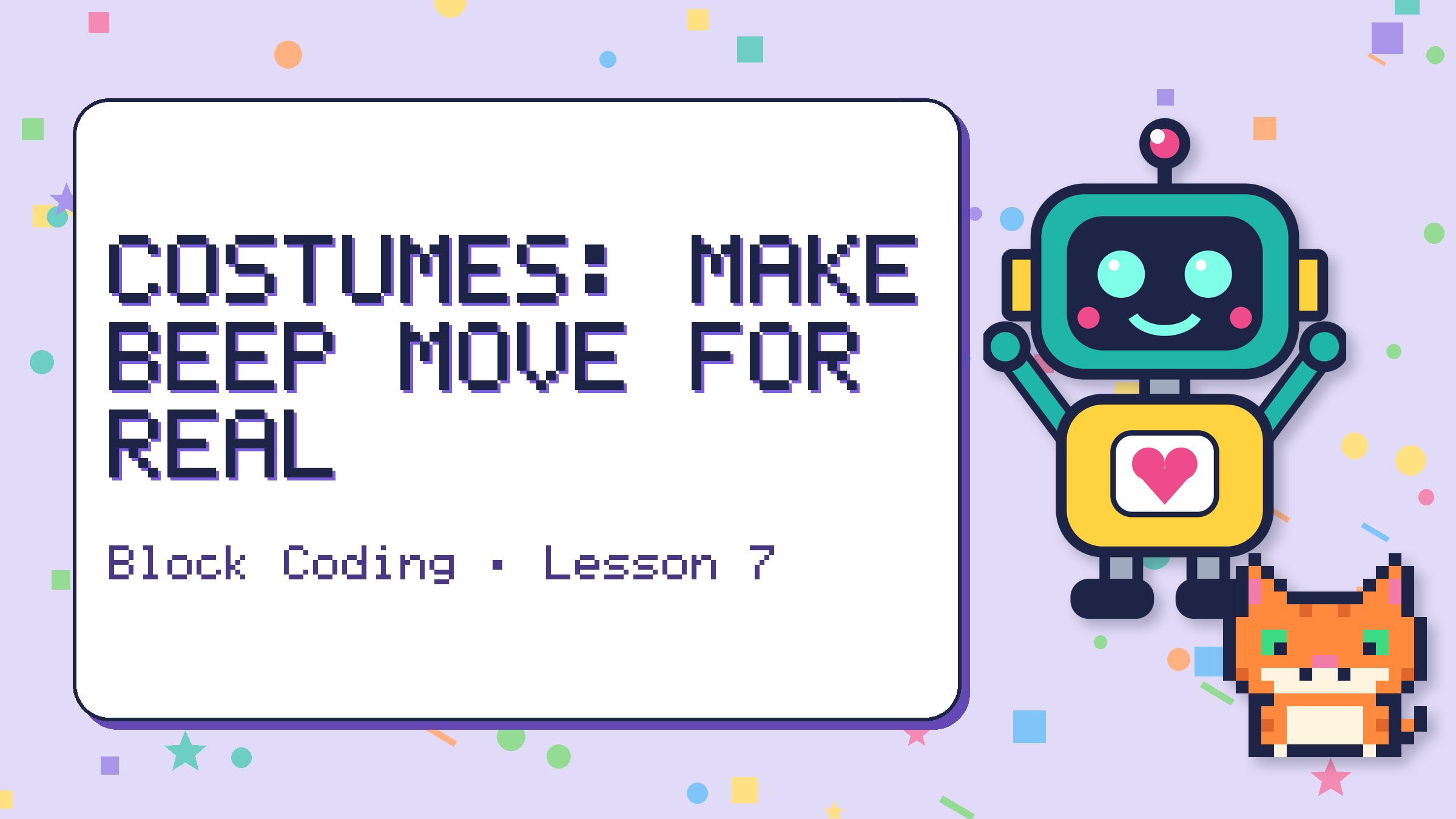 Costumes: Make Beep Move for Real