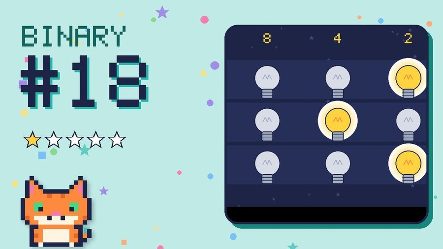 Binary Secret 18 card