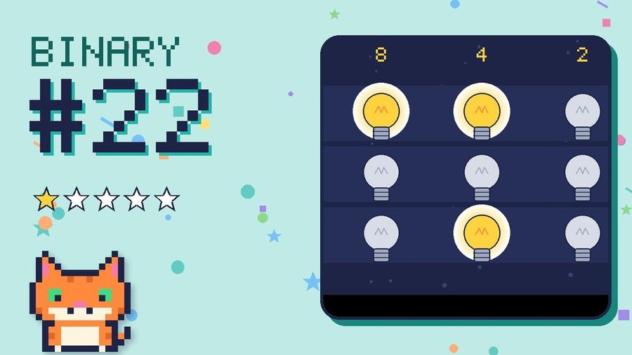 Binary Secret 22 card