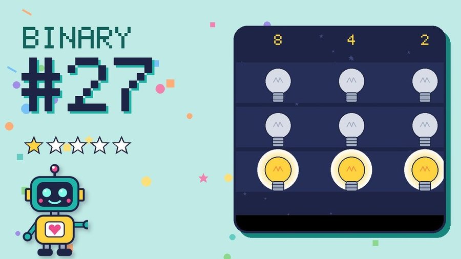 Binary Secret 27 card