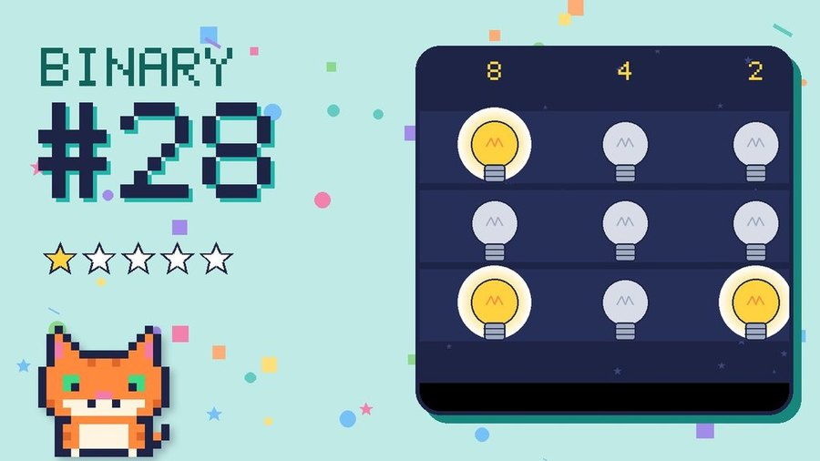 Binary Secret 28 card