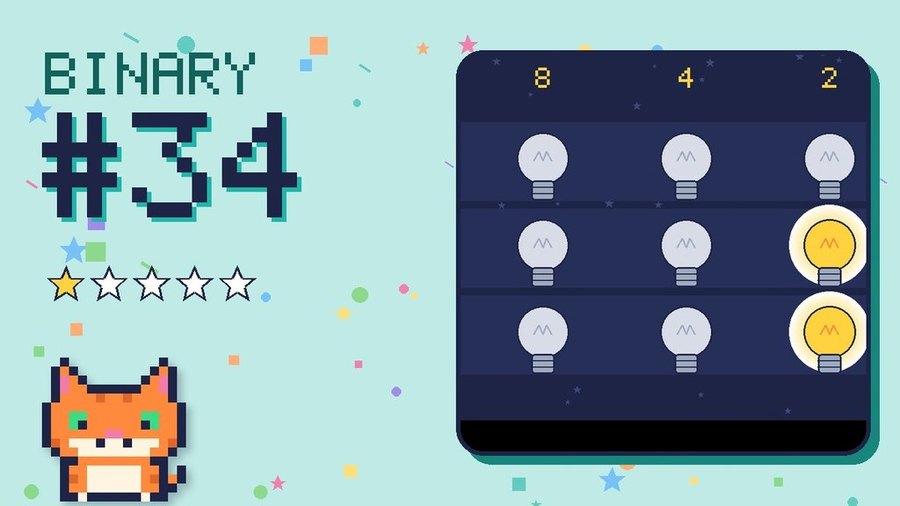 Binary Secret 34 card