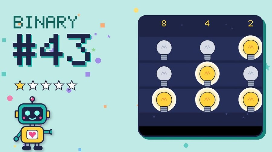 Binary Secret 43 card