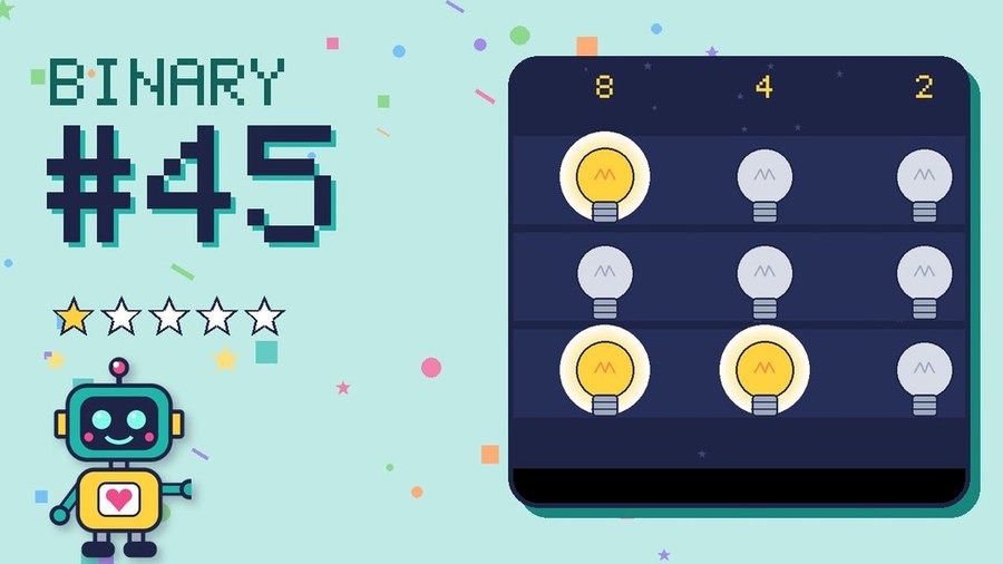 Binary Secret 45 card
