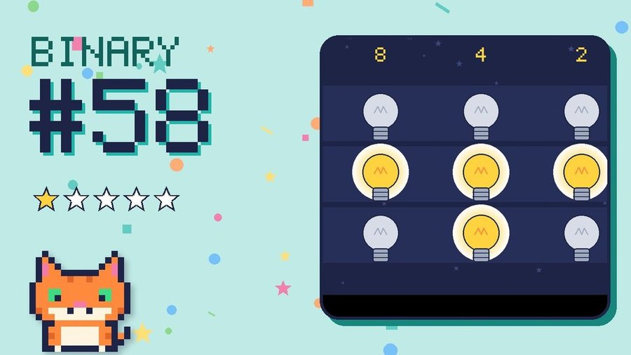Binary Secret 58 card