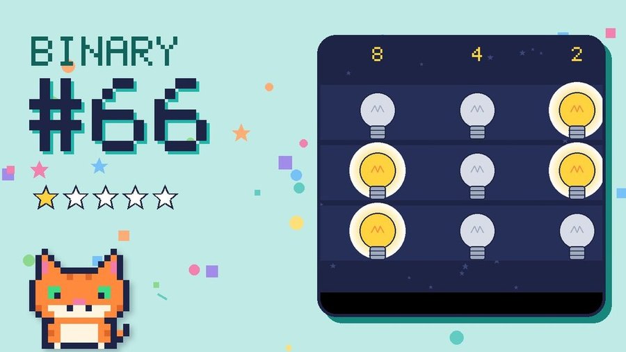Binary Secret 66 card