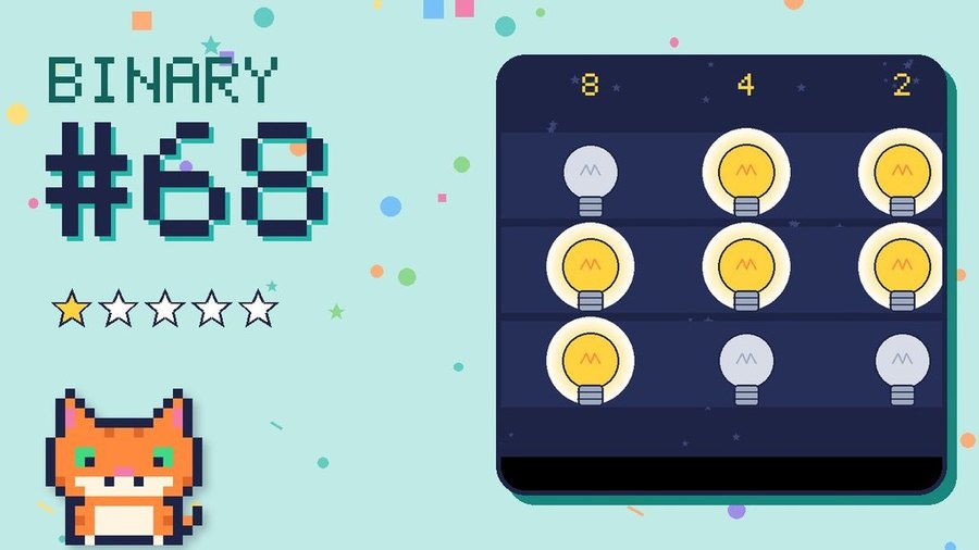 Binary Secret 68 card