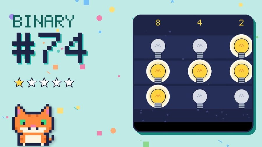 Binary Secret 74 card