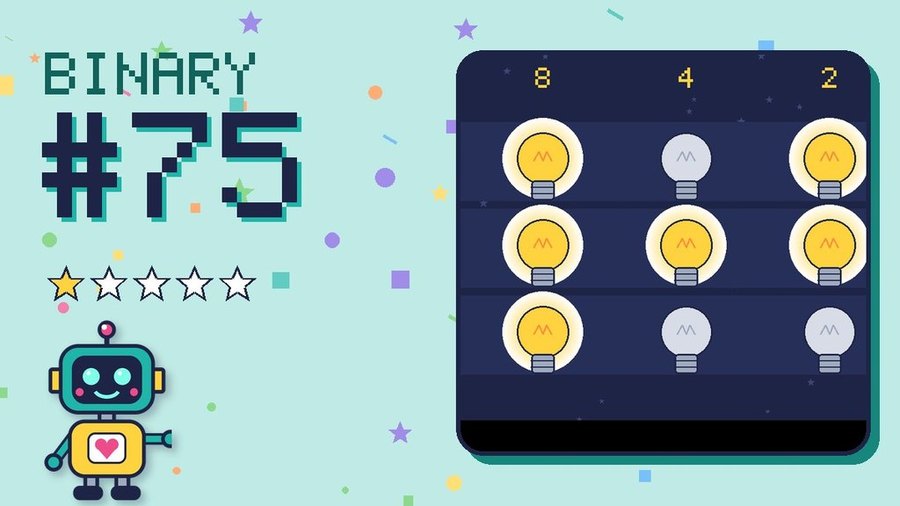 Binary Secret 75 card