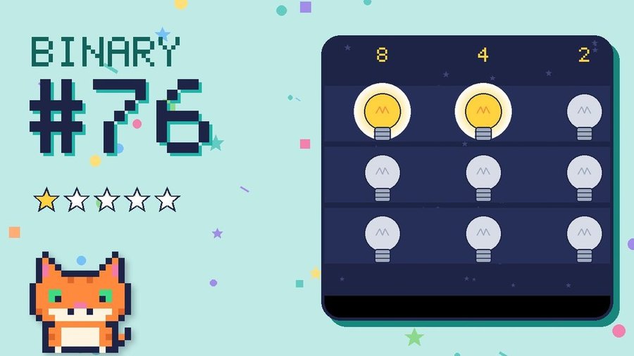 Binary Secret 76 card