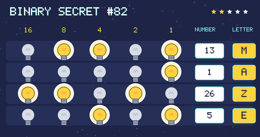 The decoded message: MAZE