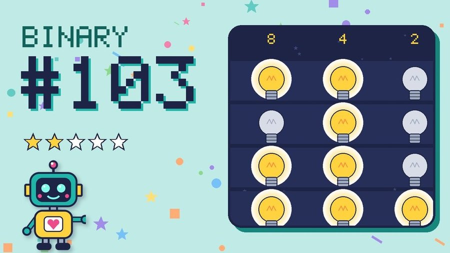 Binary Secret 103 card