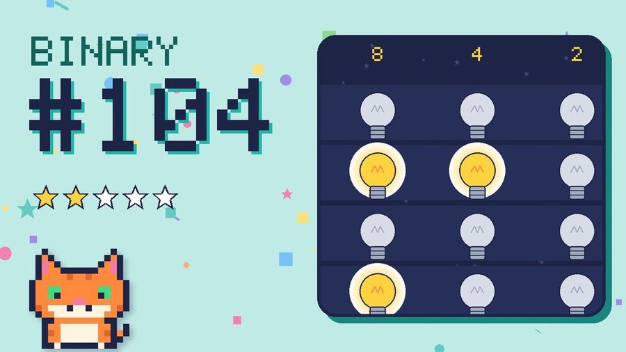 Binary Secret 104 card