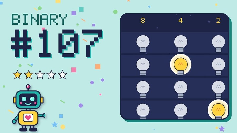 Binary Secret 107 card