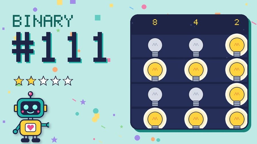 Binary Secret 111 card