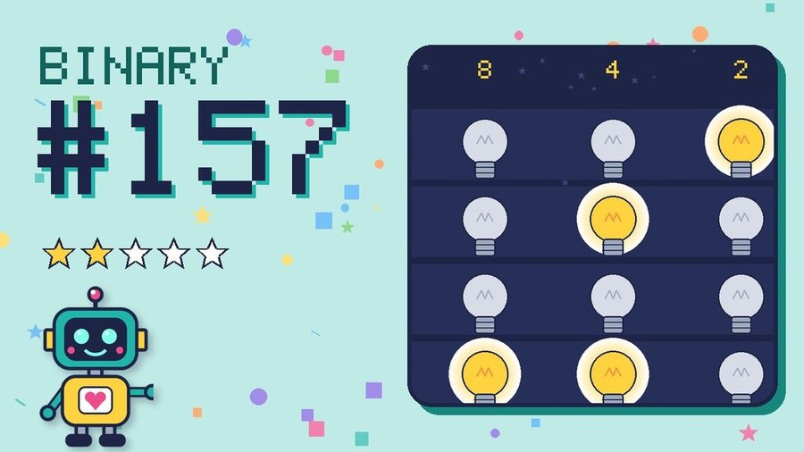 Binary Secret 157 card