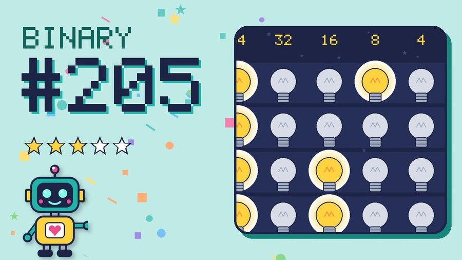 Binary Secret 205 card