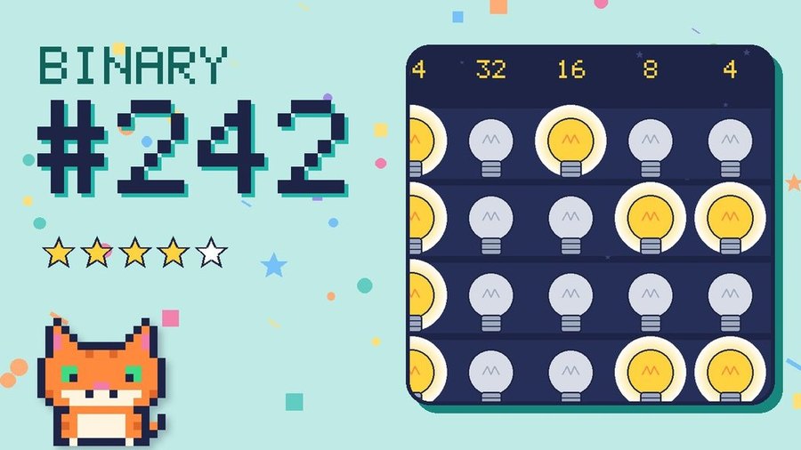 Binary Secret 242 card