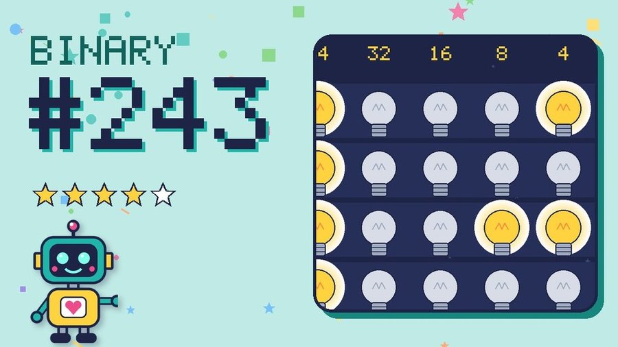 Binary Secret 243 card