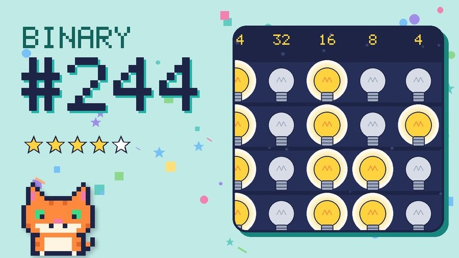 Binary Secret 244 card