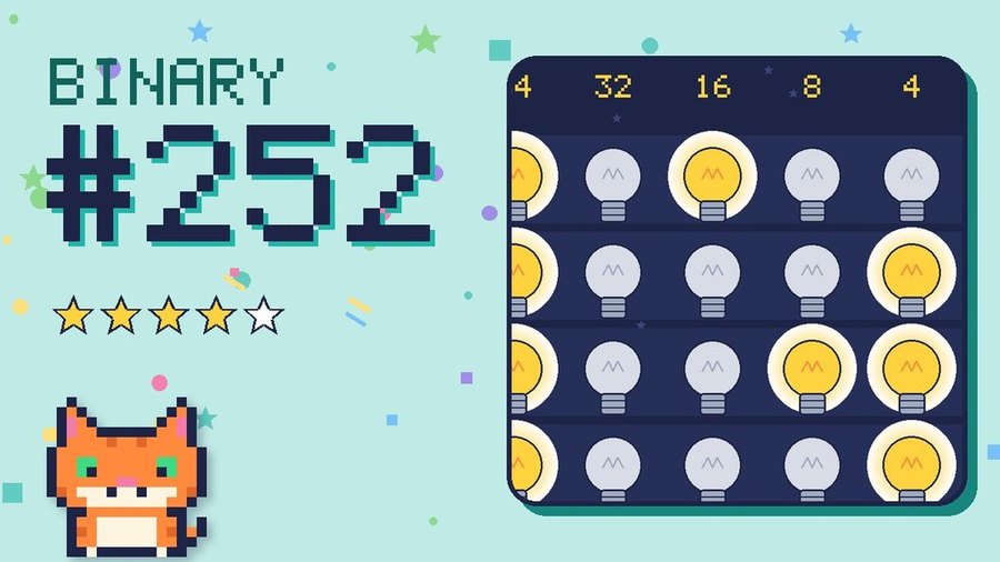 Binary Secret 252 card