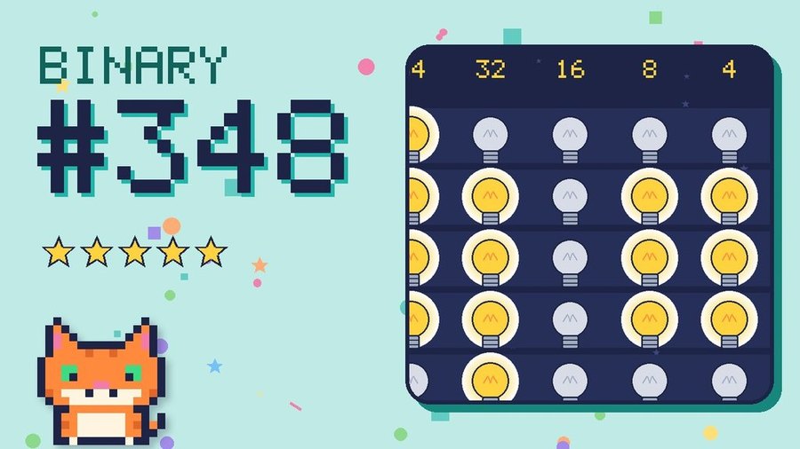 Binary Secret 348 card