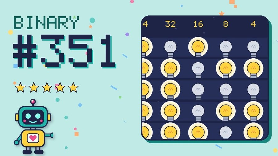 Binary Secret 351 card