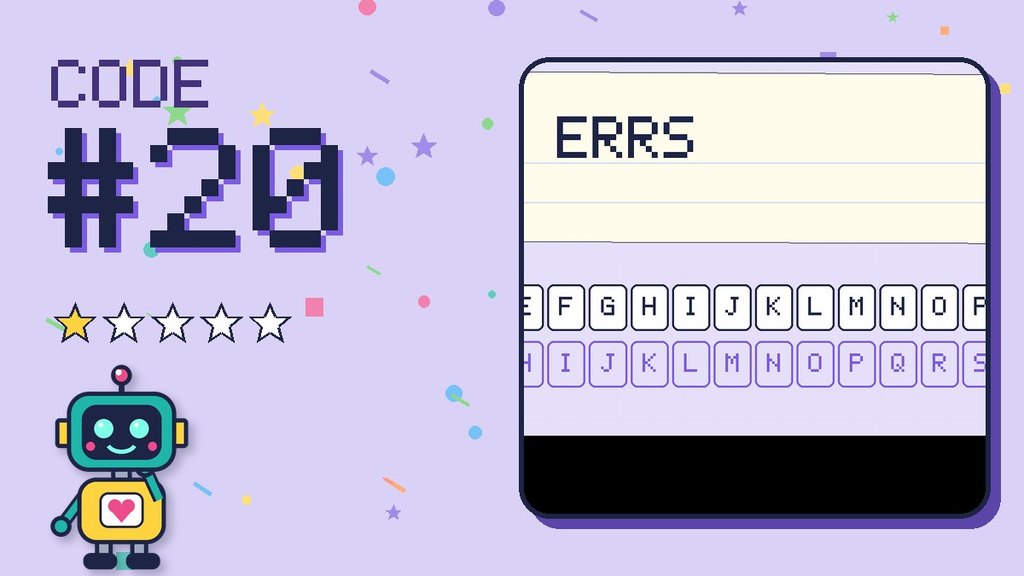 Secret Code #20