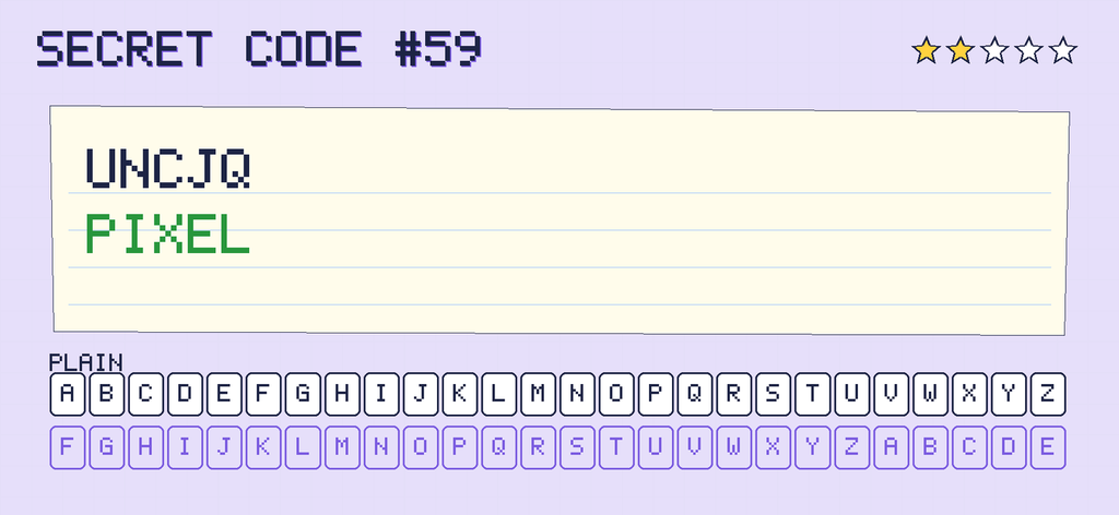 The secret note decoded: PIXEL