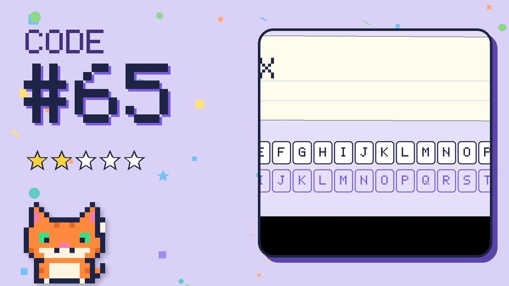 Secret Code 65 card