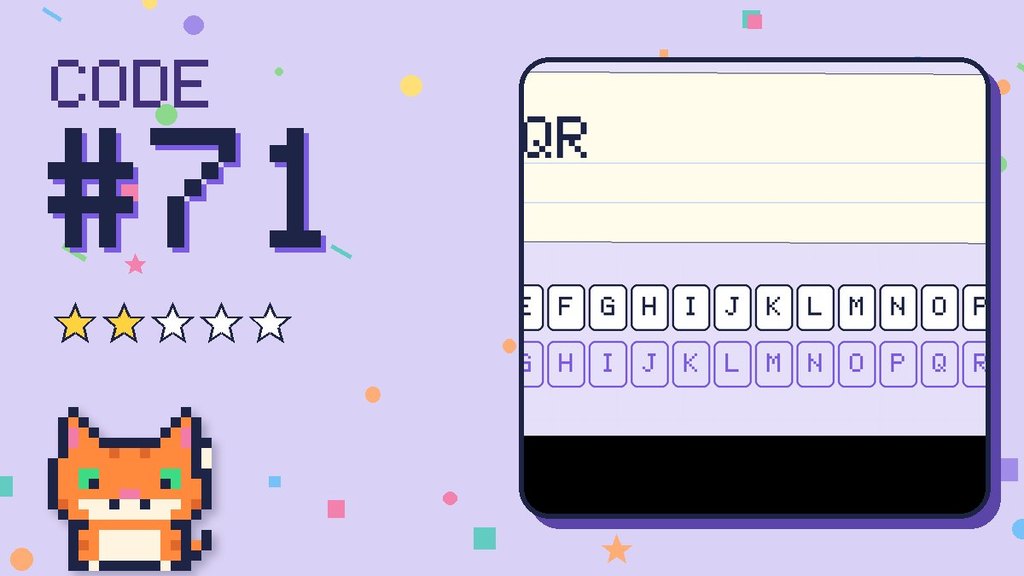 Secret Code 71 card