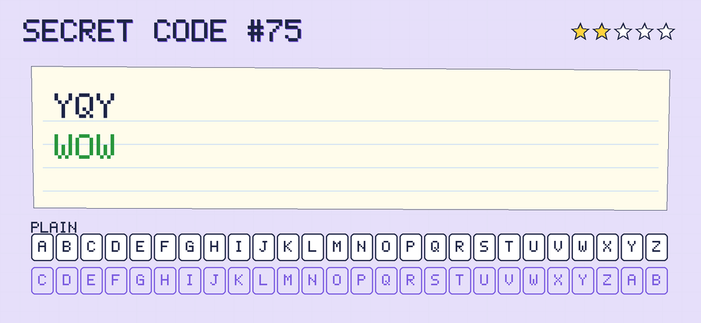 The secret note decoded: WOW