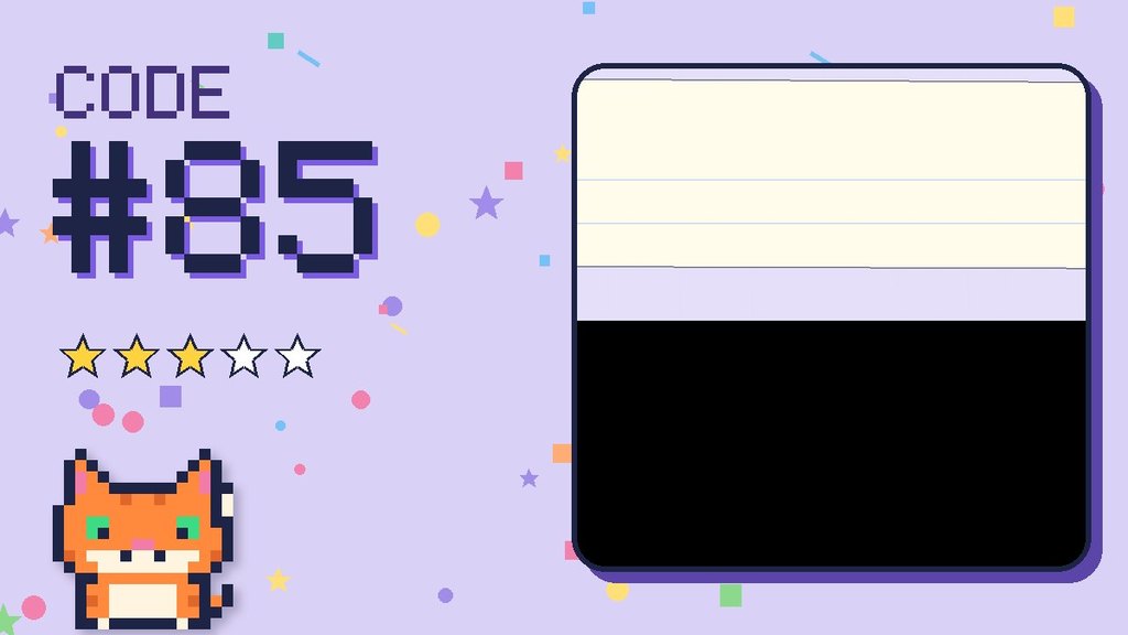 Secret Code 85 card