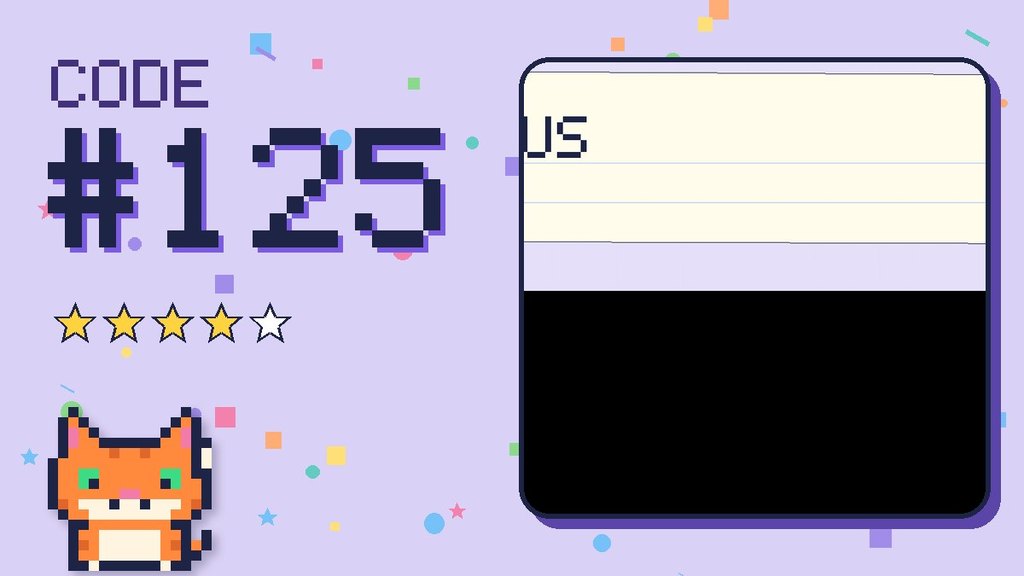 Secret Code 125 card