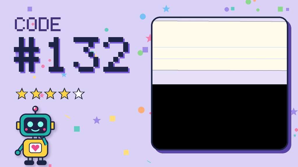Secret Code #132