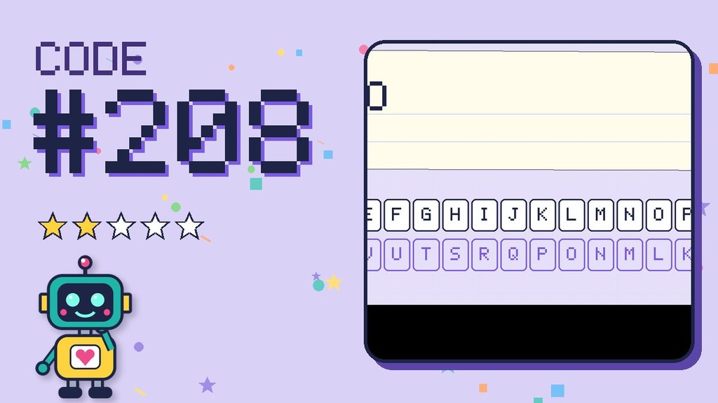 Secret Code 208 card
