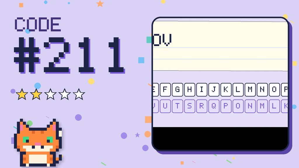 Secret Code 211 card