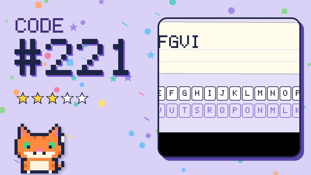 Secret Code 221 card