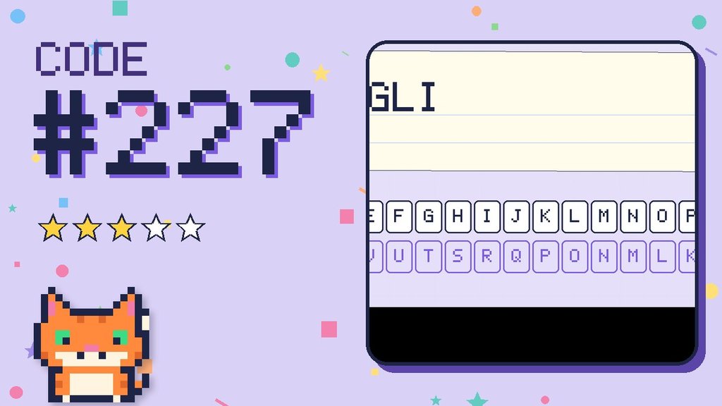 Secret Code 227 card