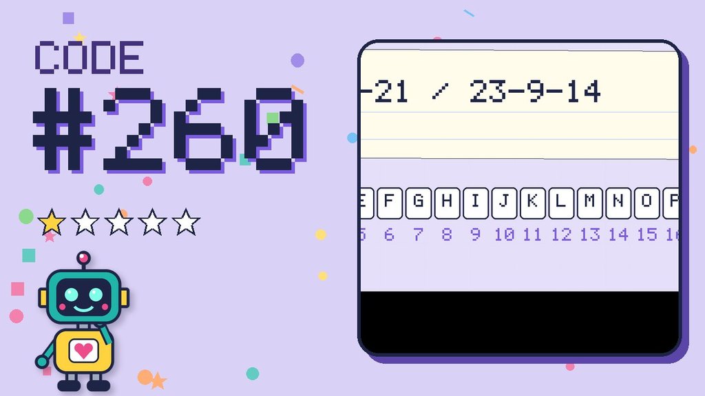 Secret Code #260