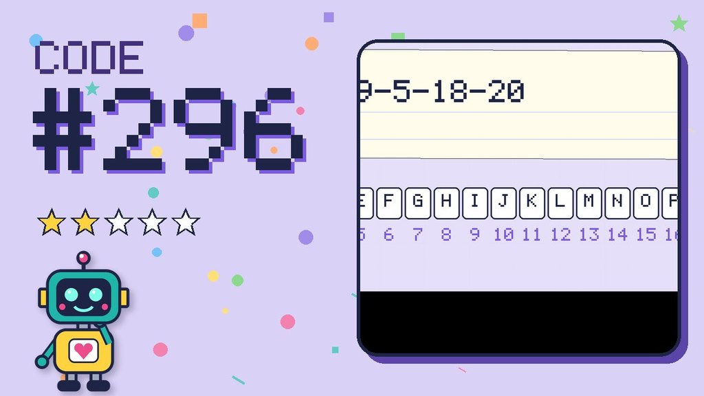 Secret Code #296