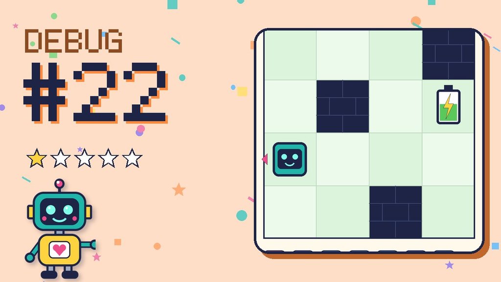 Debug the Robot 22 card