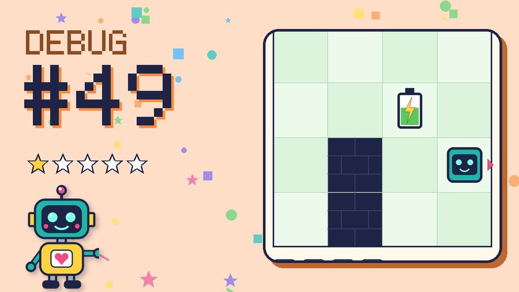 Debug the Robot 49 card