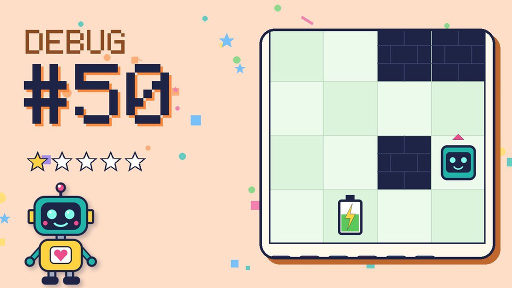 Debug the Robot 50 card