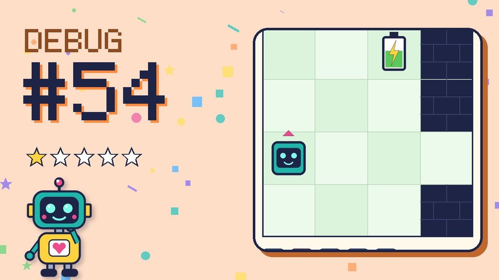 Debug the Robot 54 card