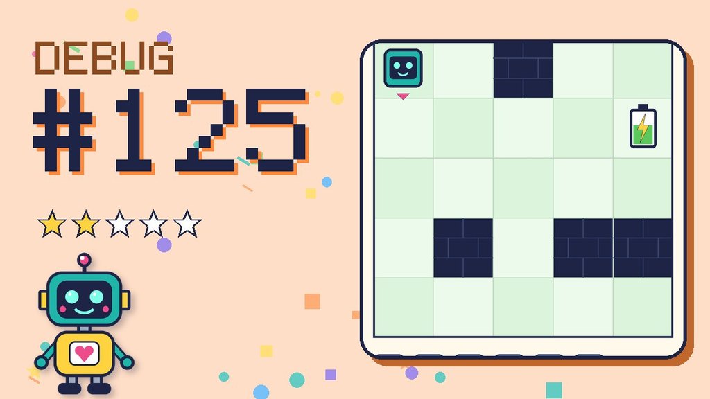 Debug the Robot 125 card