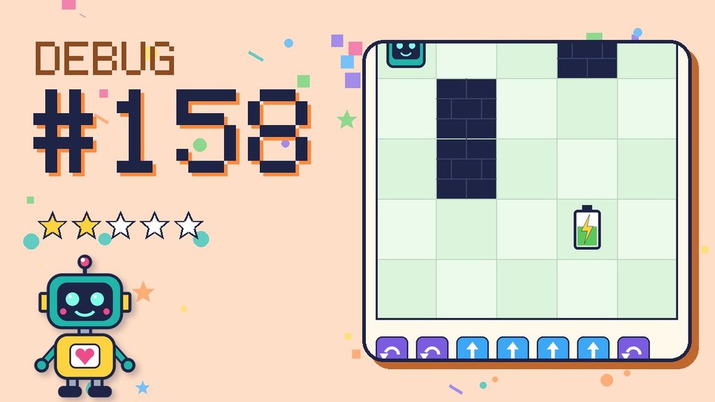 Debug the Robot 158 card