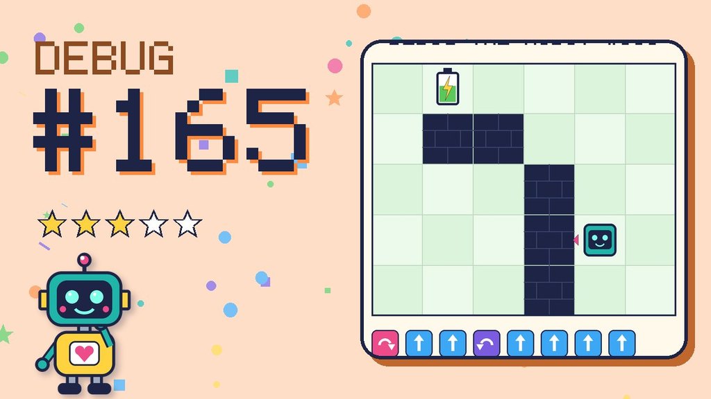 Debug the Robot 165 card