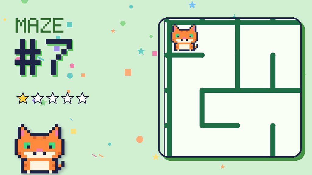 Maze 7: The Pixel Jungle Maze