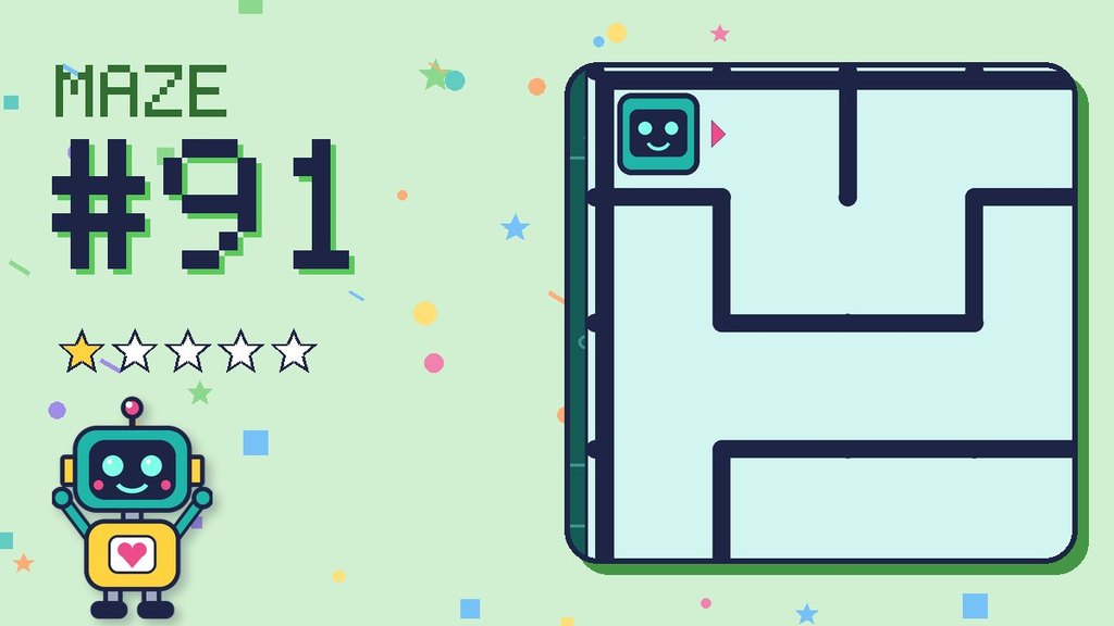 Maze 91 card: a corner of the circuit board maze with Beep